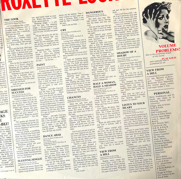 Roxette -Look Sharp!