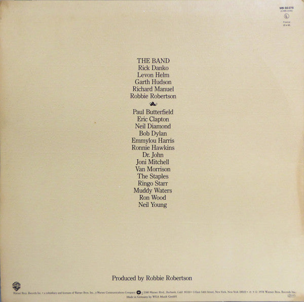 The Band -The Last Waltz
