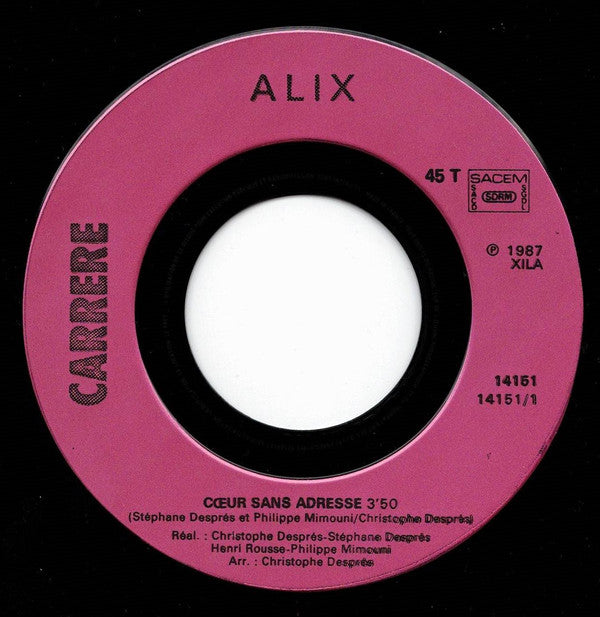 Alix (3) -Cœur Sans Adresse