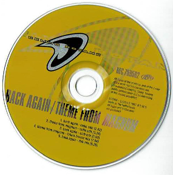 Celvin Rotane - Back Again / Theme From Magnum
