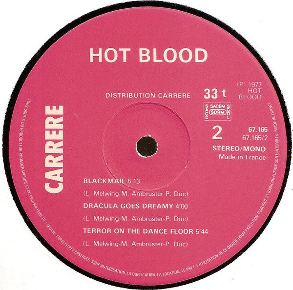 Hot Blood -Dracula And Co