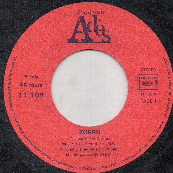 Jean Stout -Zorro