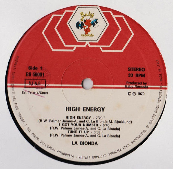 La Bionda -High Energy