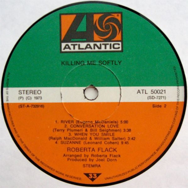 Roberta Flack -Killing Me Softly
