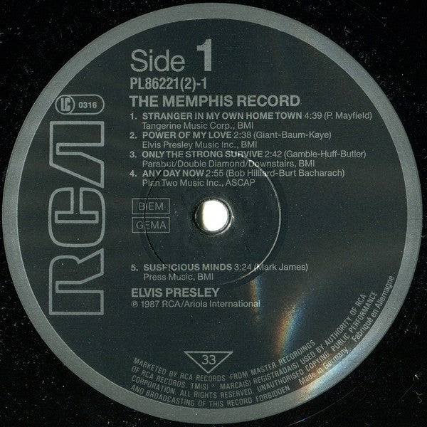 Elvis Presley - The Memphis Record