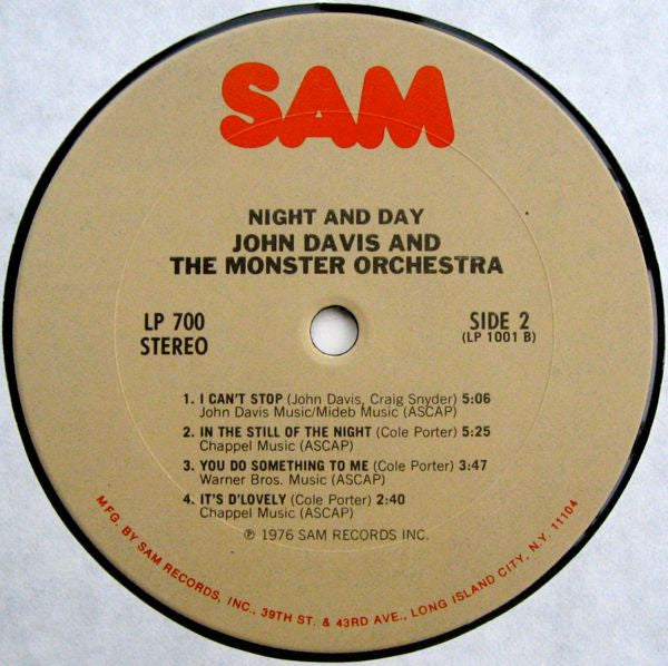 John Davis And The Monster Orchestra* -Night & Day