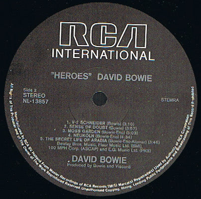 David Bowie -"Heroes"