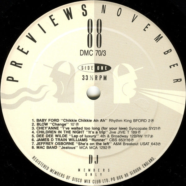 Various -November 88 - Previews