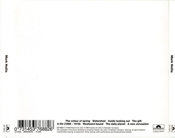 Mark Hollis -Mark Hollis