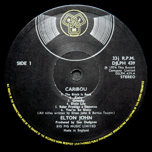 Elton John -Caribou