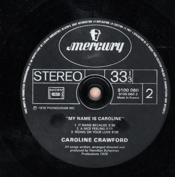 Caroline Crawford -My Name Is Caroline