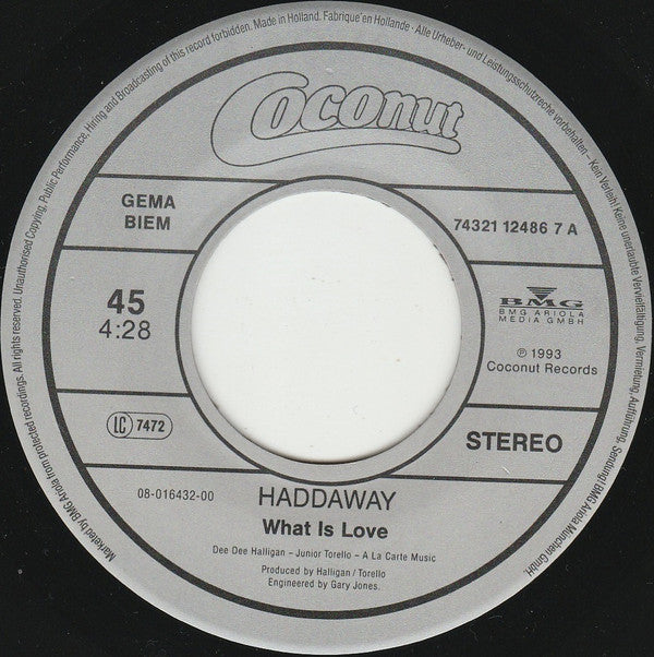 Haddaway -What Is Love