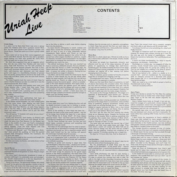Uriah Heep -Uriah Heep Live