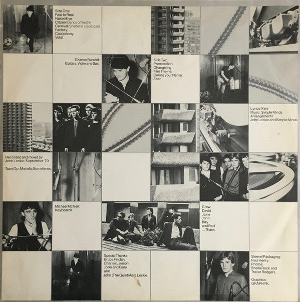 Simple Minds -Real To Real Cacophony