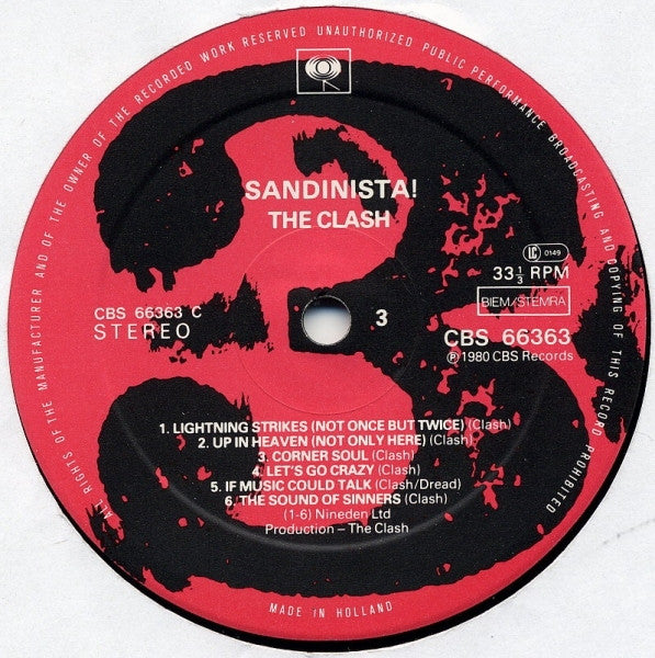 The Clash -Sandinista!