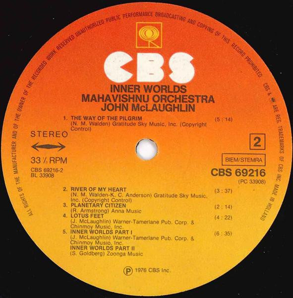 Mahavishnu Orchestra / John McLaughlin -Inner Worlds
