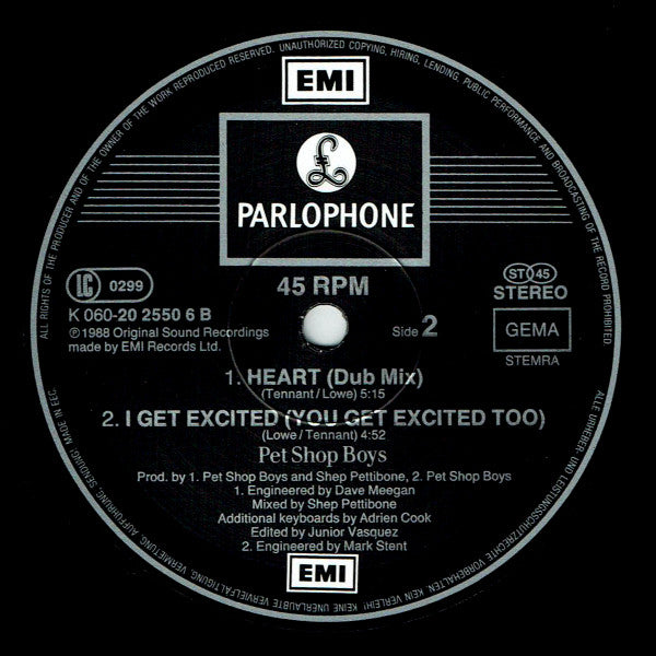 Pet Shop Boys -Heart (Remix)