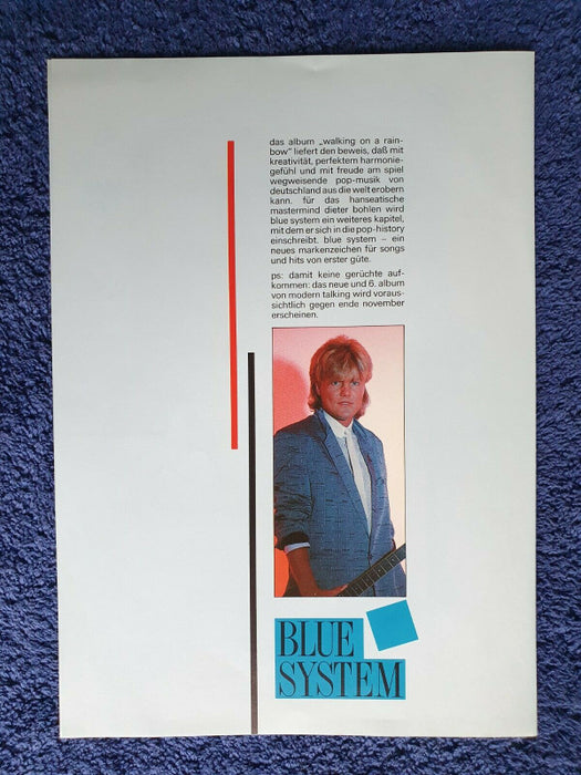 Blue System -Walking On A Rainbow