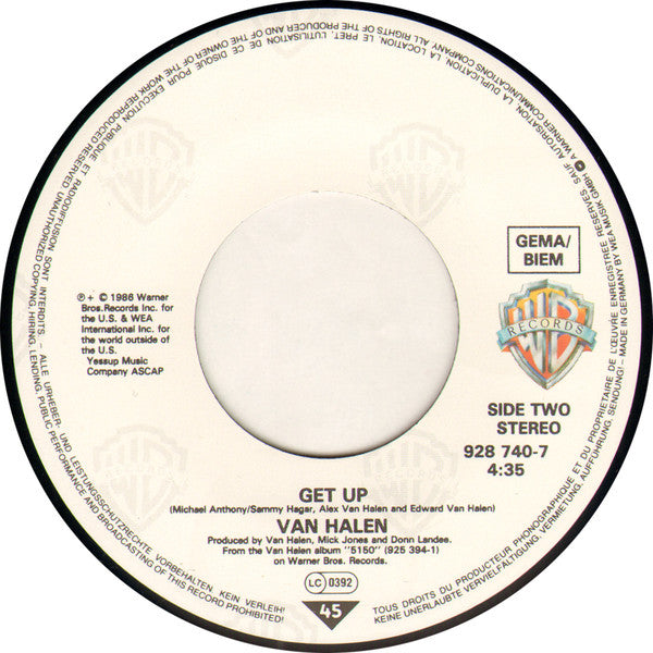 Van Halen -Why Can't This Be Love