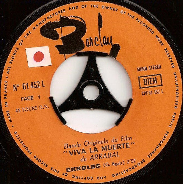 Various - Viva La Muerte (Bande Originale Du Film De Arrabal)