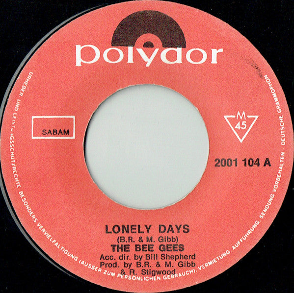 The Bee Gees* -Lonely Days