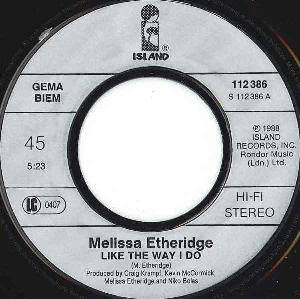Melissa Etheridge -Like The Way I Do