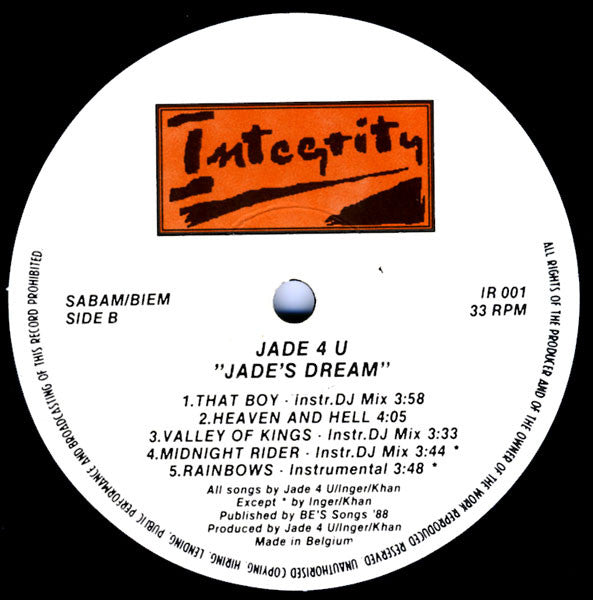 Jade 4U -Jade's Dream