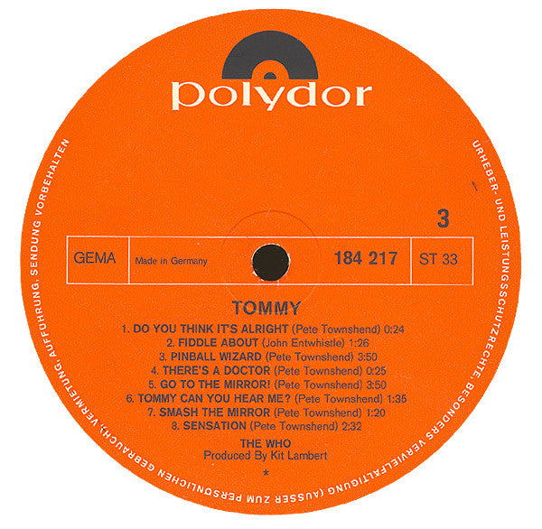 The Who -Tommy