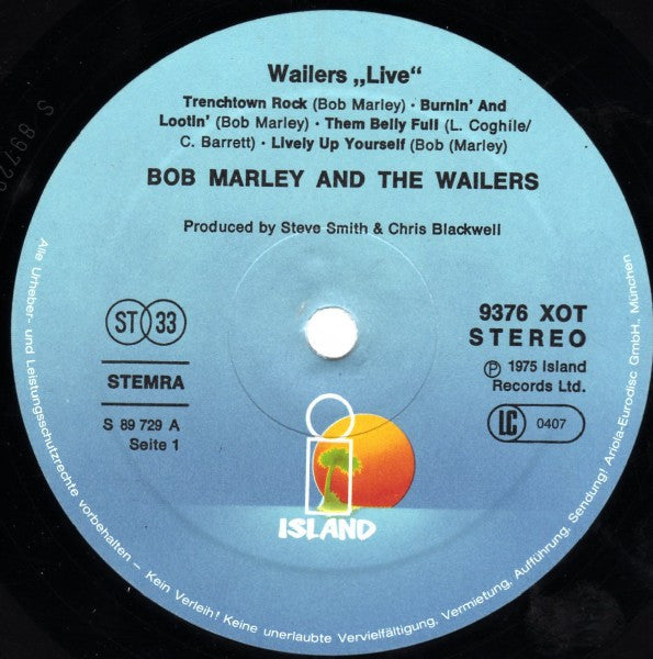 Bob Marley & The Wailers -Live!