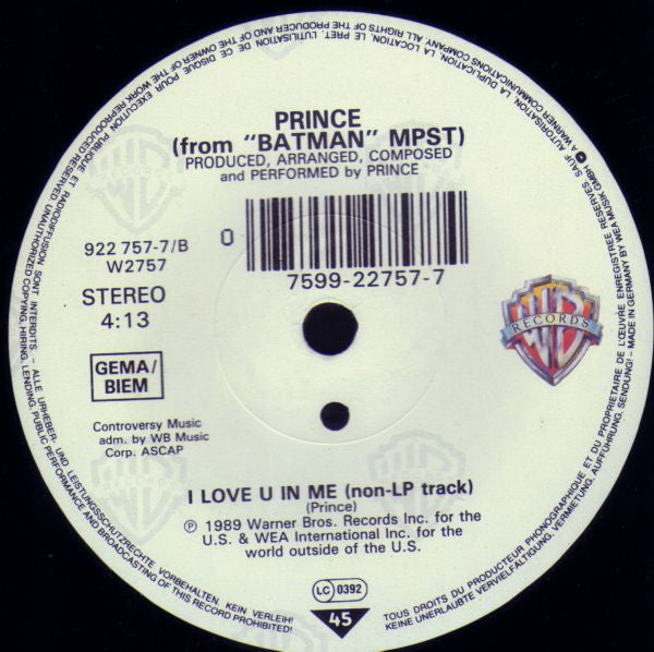 Prince With Sheena Easton -The Arms Of Orion