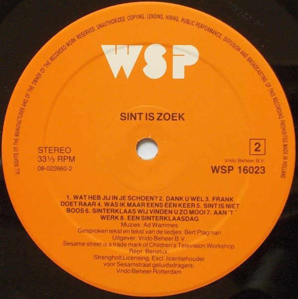 Sesamstraat - Sint Is Zoek!