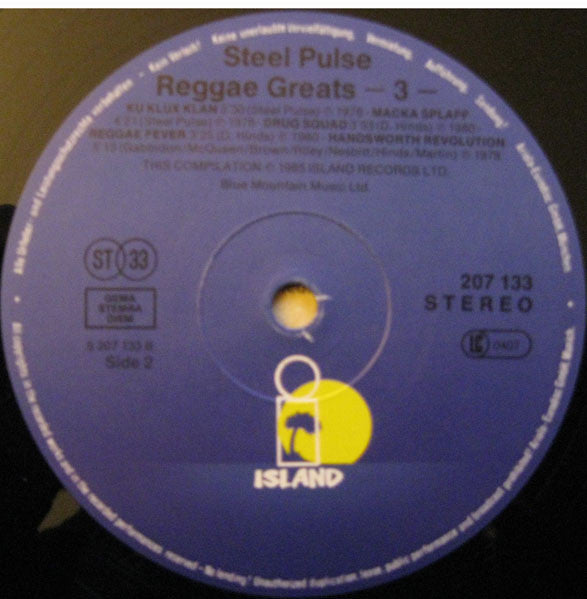 Steel Pulse -Reggae Greats