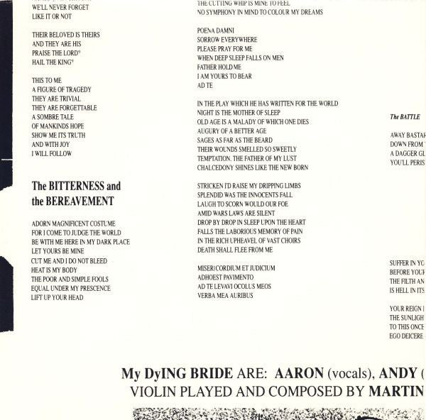 My Dying Bride -As The Flower Withers