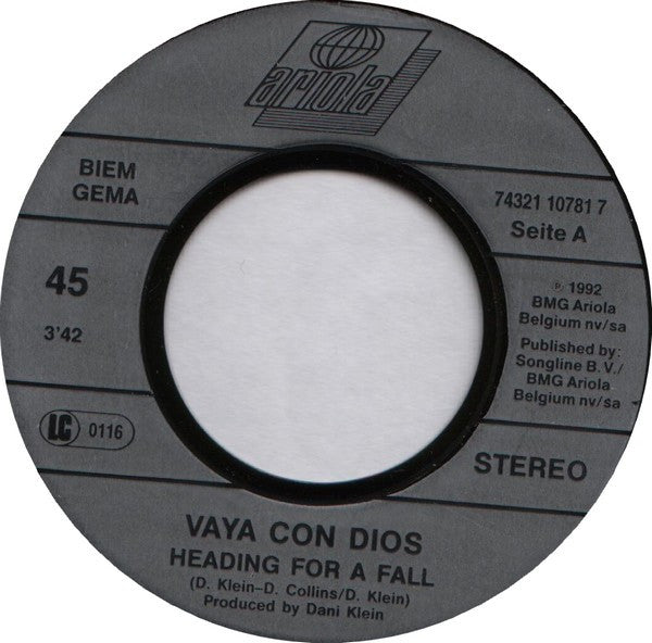 Vaya Con Dios - Heading For A Fall