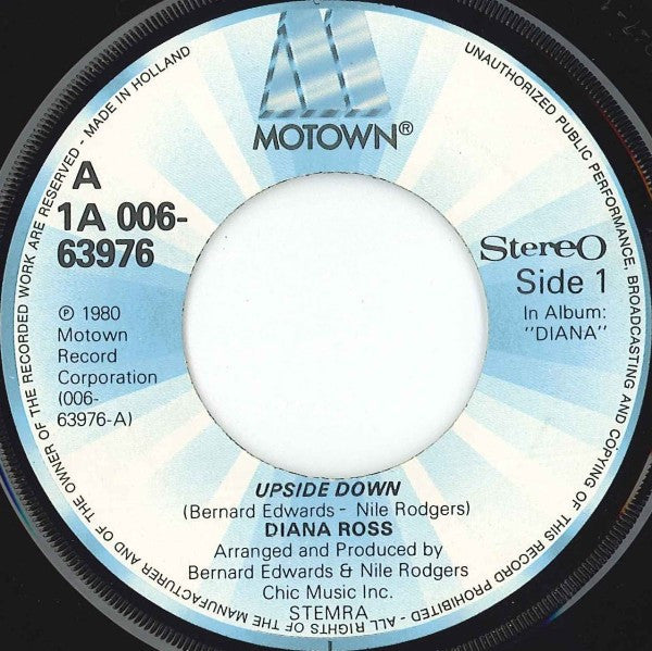 Diana Ross -Upside Down