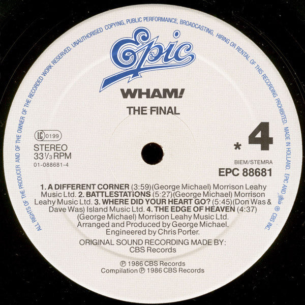 Wham! -The Final
