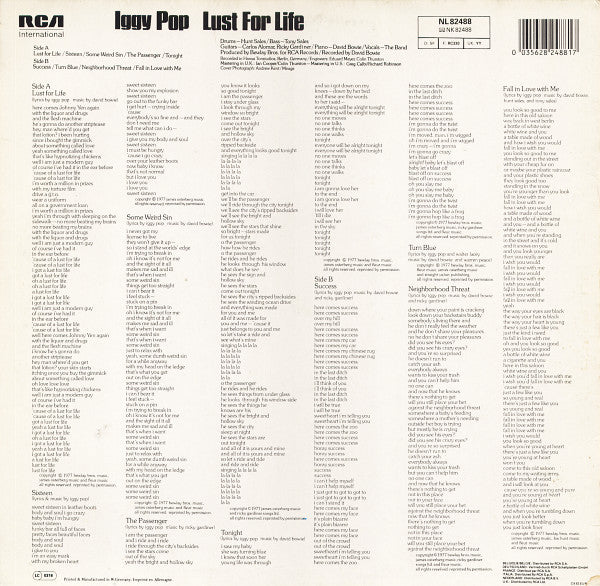 Iggy Pop -Lust For Life