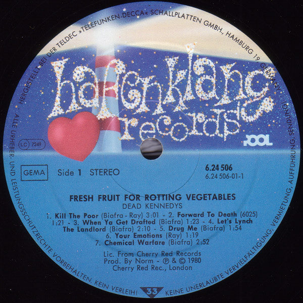Dead Kennedys -Fresh Fruit For Rotting Vegetables