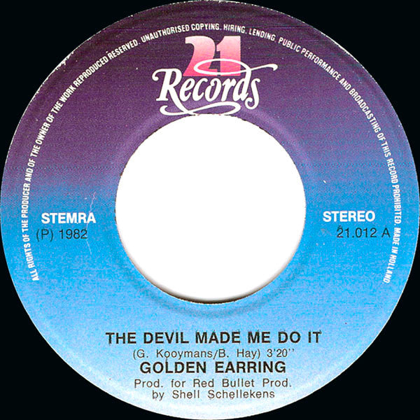 Golden Earring -The Devil Made Me Do It