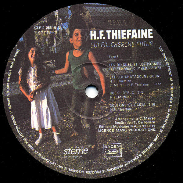H.F. Thiefaine* -Soleil Cherche Futur
