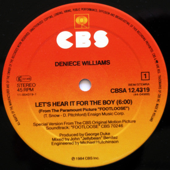 Deniece Williams -Let's Hear It For The Boy