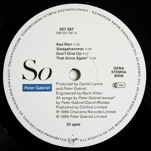 Peter Gabriel -So