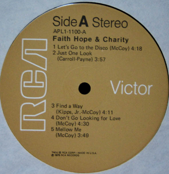 Faith, Hope & Charity -Faith, Hope & Charity