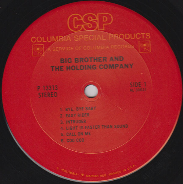 Big Brother & The Holding Company Featuring Janis Joplin -Big Brother & The Holding Company