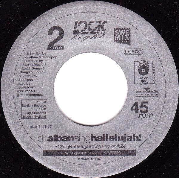 Dr. Alban -Sing Hallelujah!