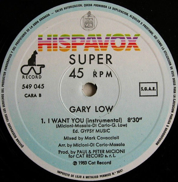 Gary Low -I Want You