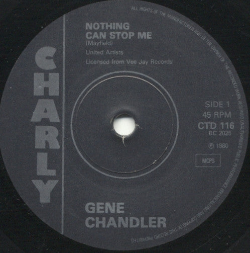 Gene Chandler -Nothing Can Stop Me / You Threw A Lucky Punch / Just Be True