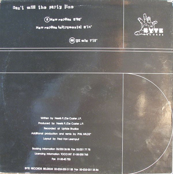 Bizz Nizz -Don't Miss The Party Line (New Versions)