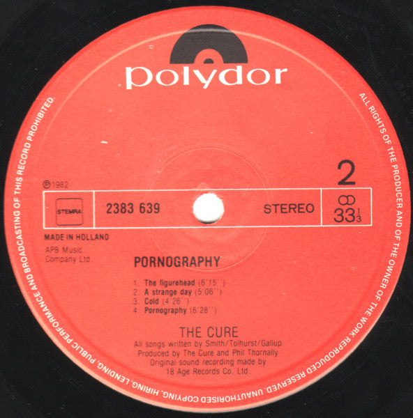 The Cure -Pornography