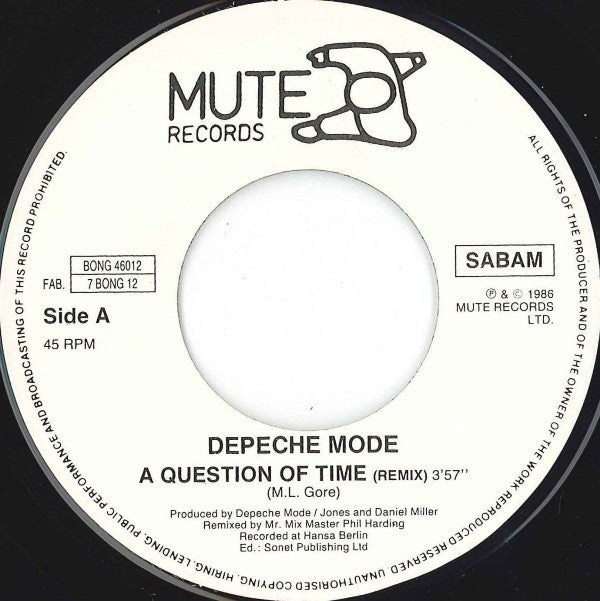 Depeche Mode -A Question Of Time (Remix)